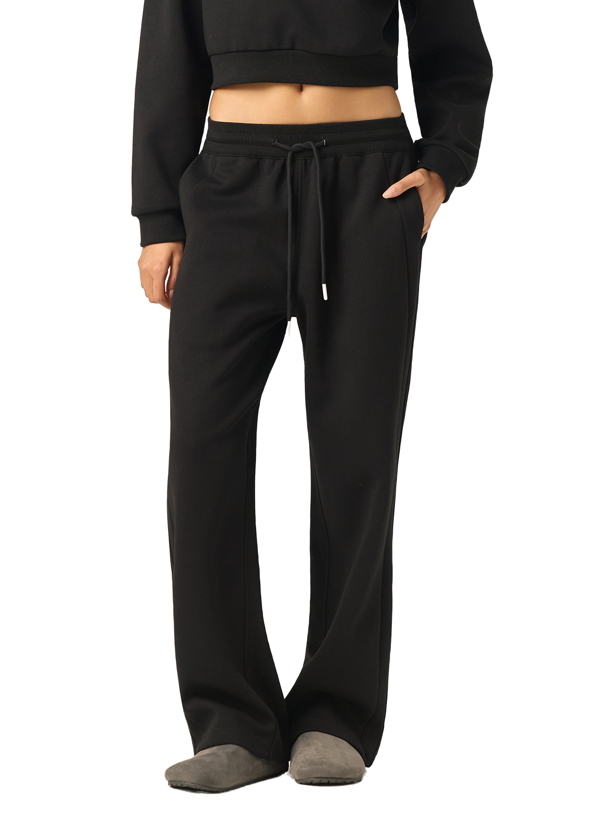 LTP Women's Essential Drawstring Straight-Leg Sweatpants