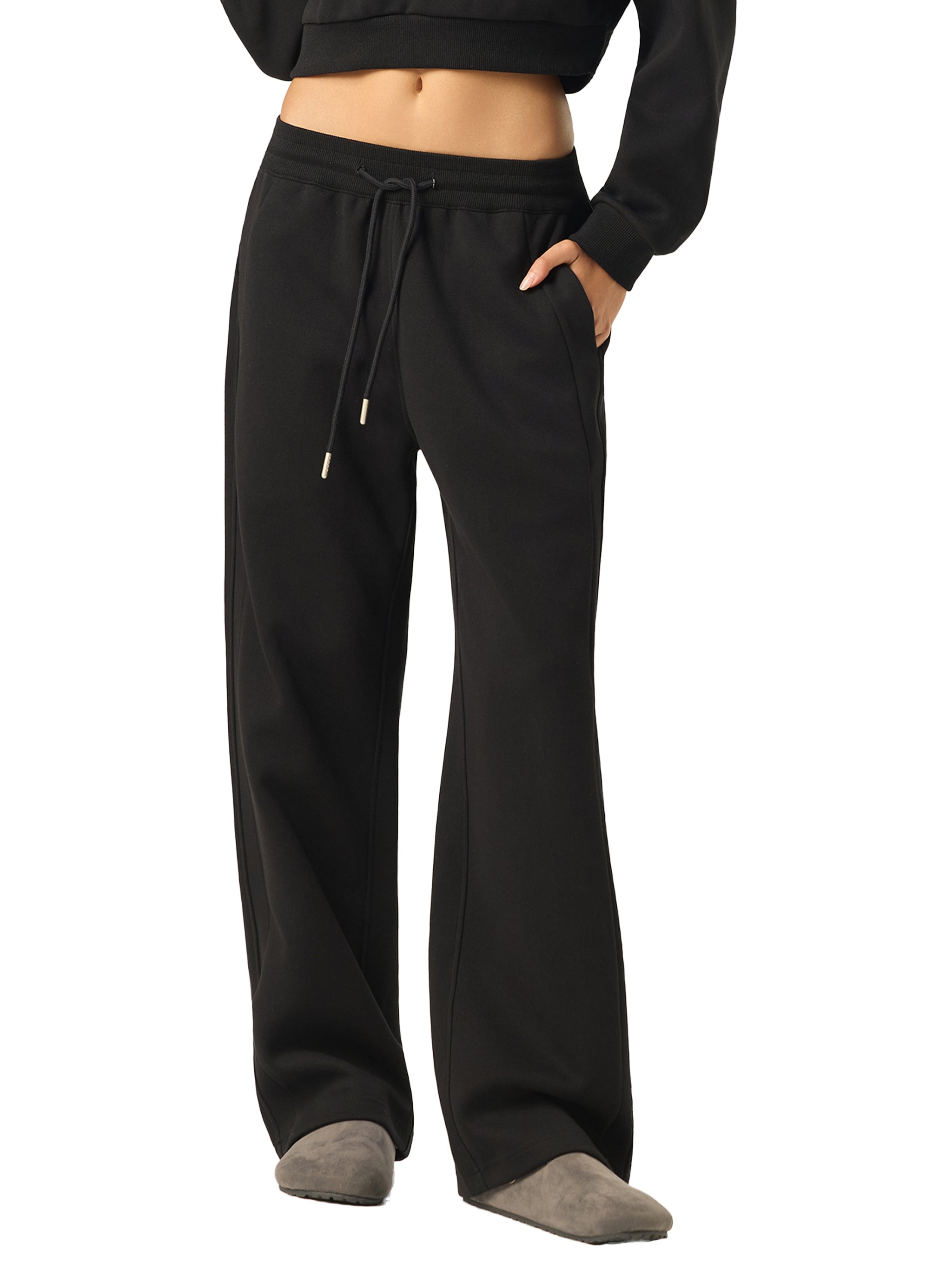 LTP Women's Essential Drawstring Straight-Leg Sweatpants